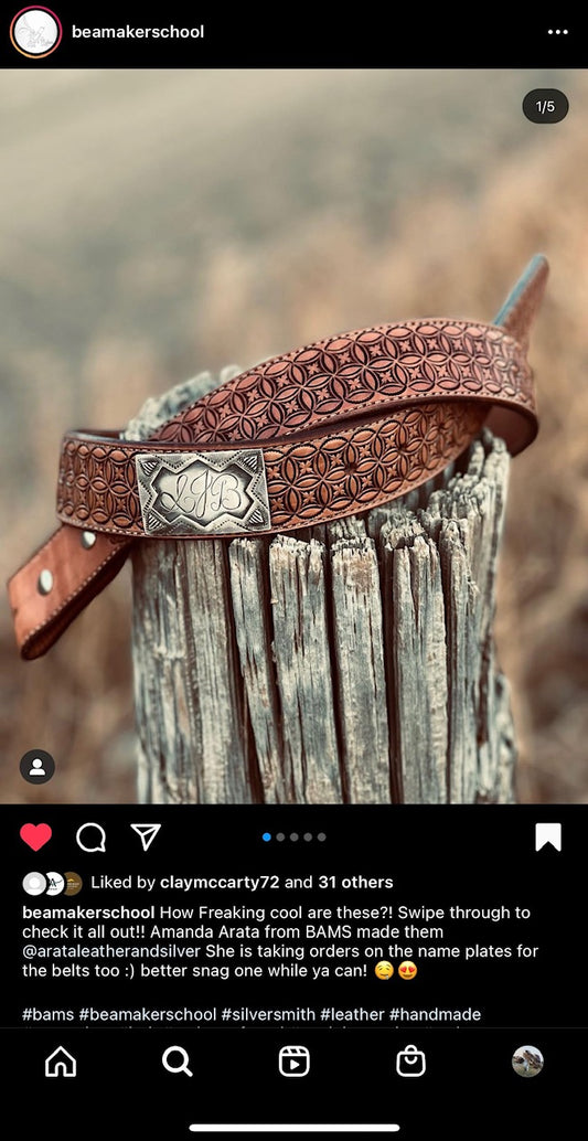 Arata Leather and Silver on Instagram