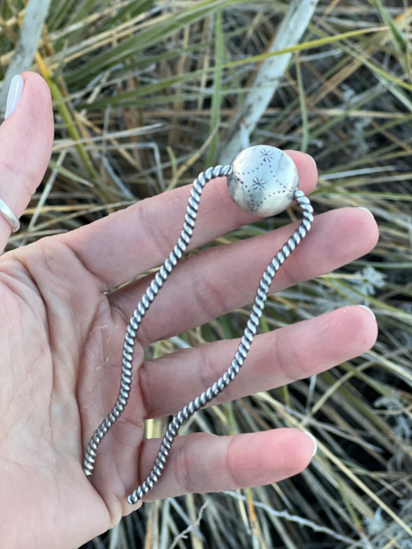 Sideways Pearl Hairpin