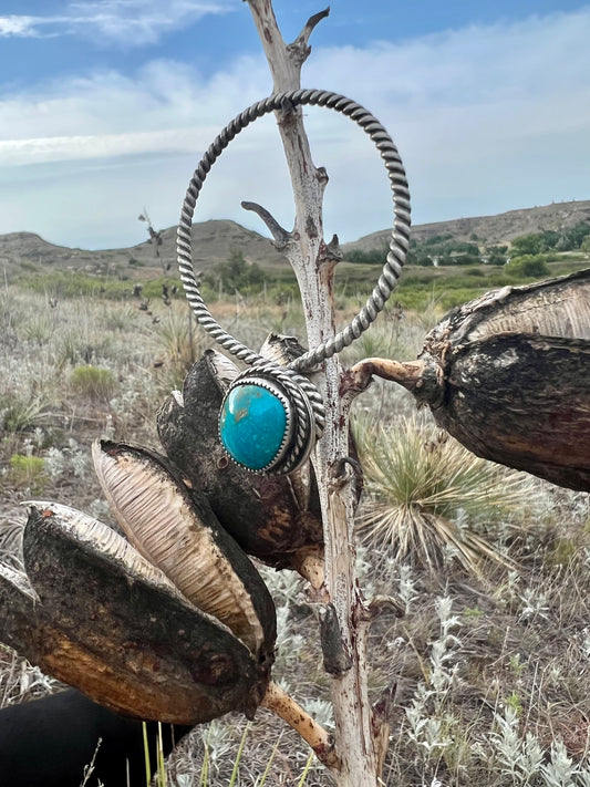 Turquoise Freeform Key Holder